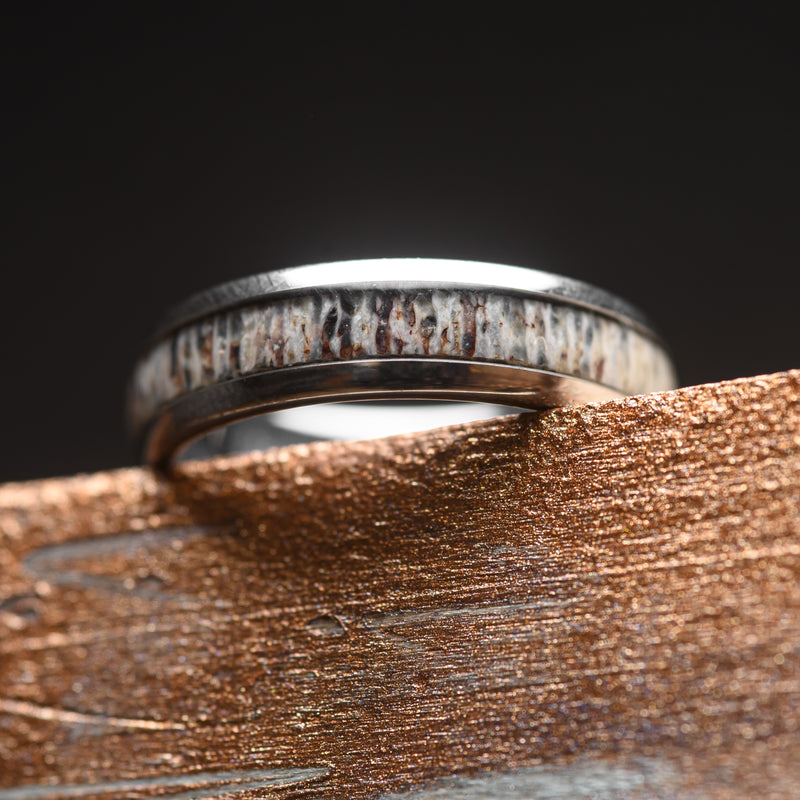BUCK | 6mm Deer Antler Tungsten Ring