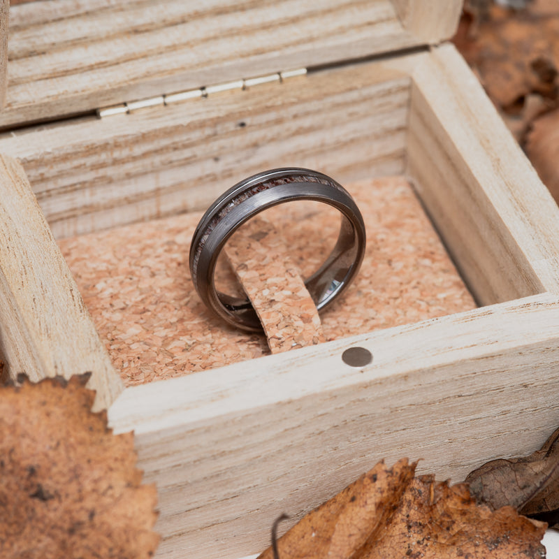HART | 6mm Deer Antler Tungsten Ring