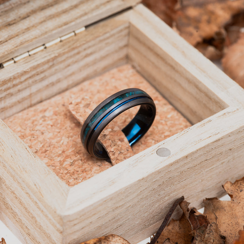 SAPIA | 6mm Maplewood Tungsten Ring