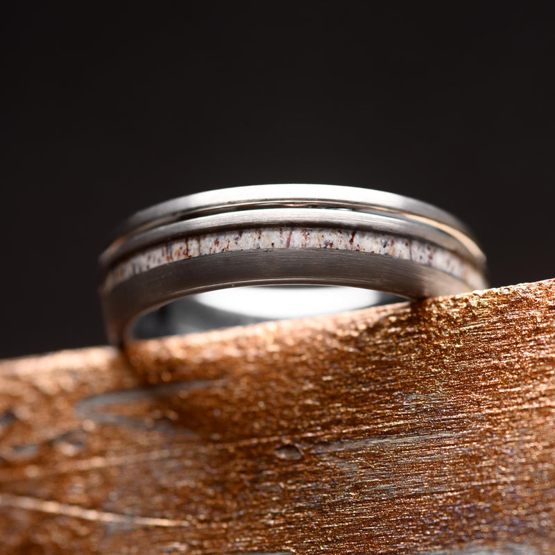 HART | 6mm Deer Antler Tungsten Ring