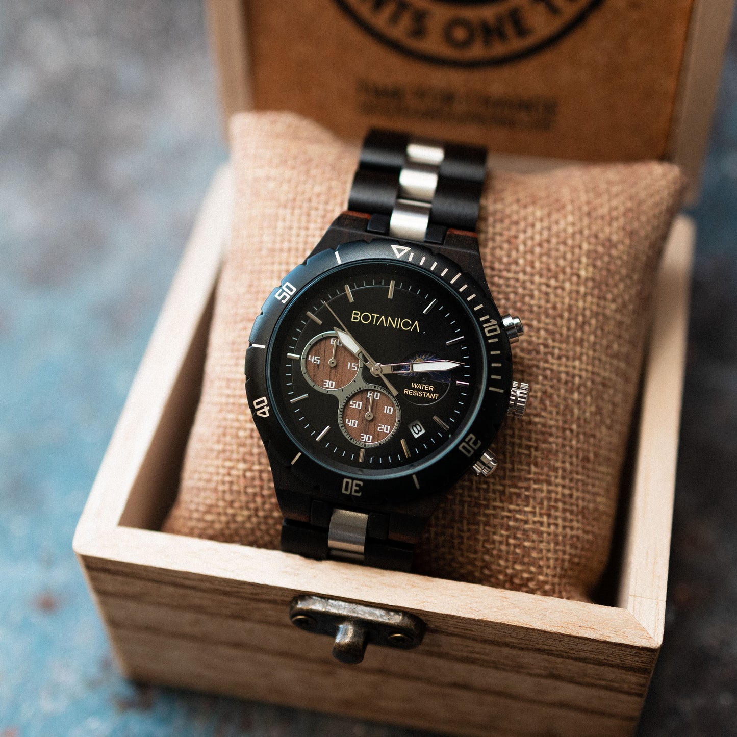 TITAN | Sandalwood Watch & Black Dial