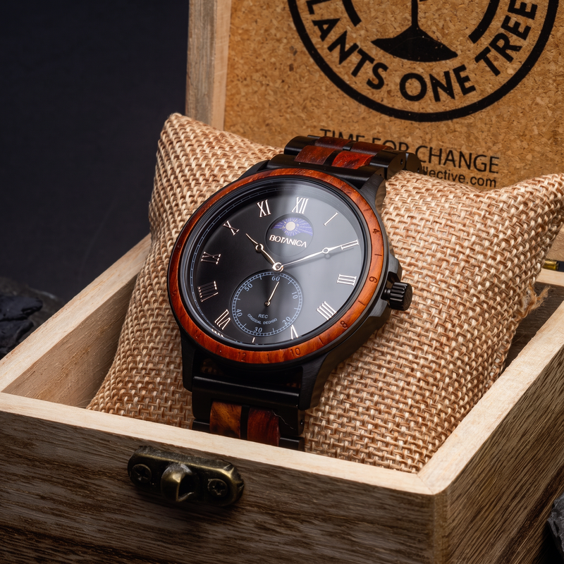 SUMMIT | Rosewood Watch & Black Dial