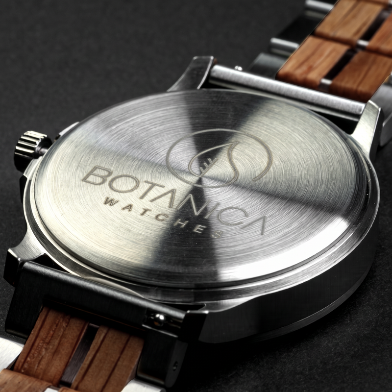AURORA | Walnut Watch & Silver Dial