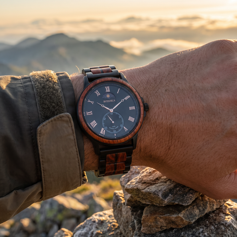 SUMMIT | Rosewood Watch & Black Dial