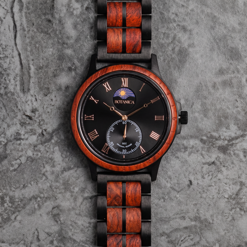 SUMMIT | Rosewood Watch & Black Dial
