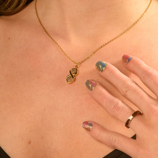 Walnut & Gold Necklace | FERN