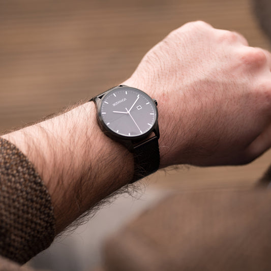 Steel Case Watch & Marble Dial | ROCKHEART