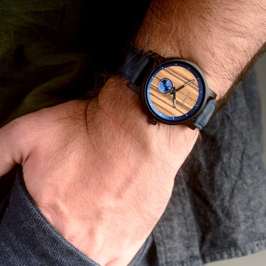 Sandalwood Watch & Zebrano Dial | SOCRATES