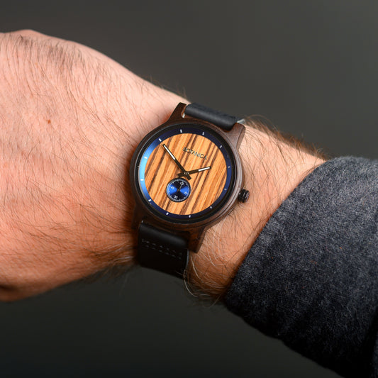 Sandalwood Watch & Zebrano Dial | SOCRATES