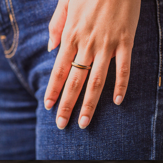 Whiskey Wood Tungsten Ring | TENNESSEE 4mm